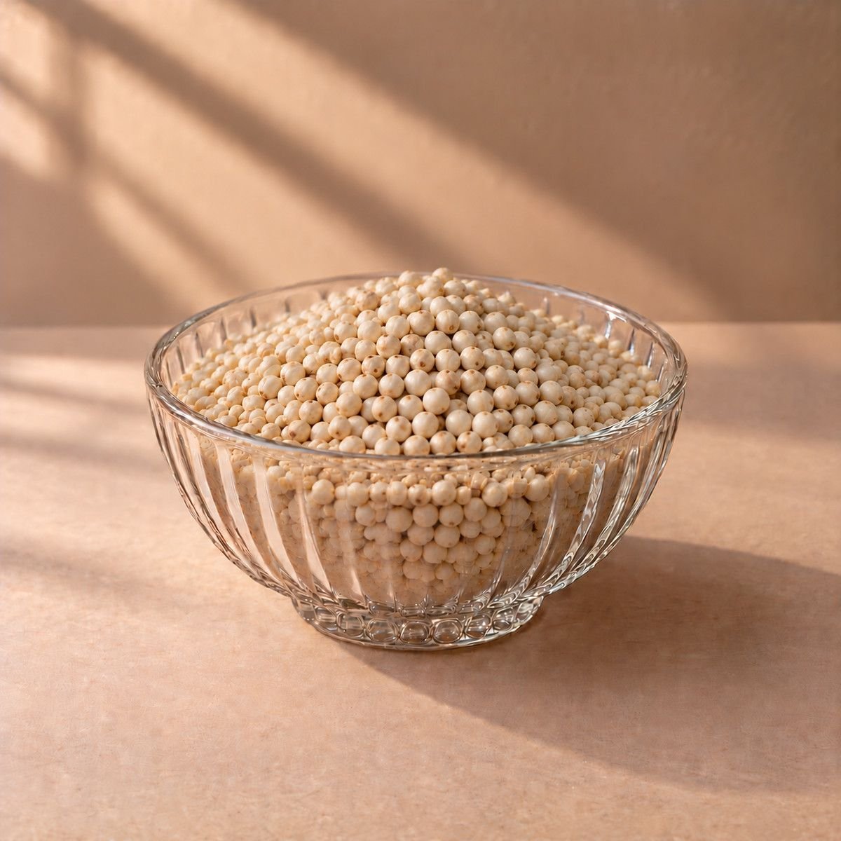 Jowar Millet in a glass bowl