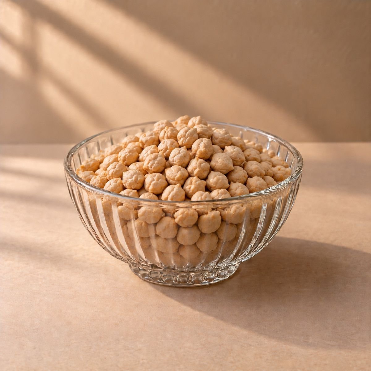 Kabuli Chana in a glass bowl