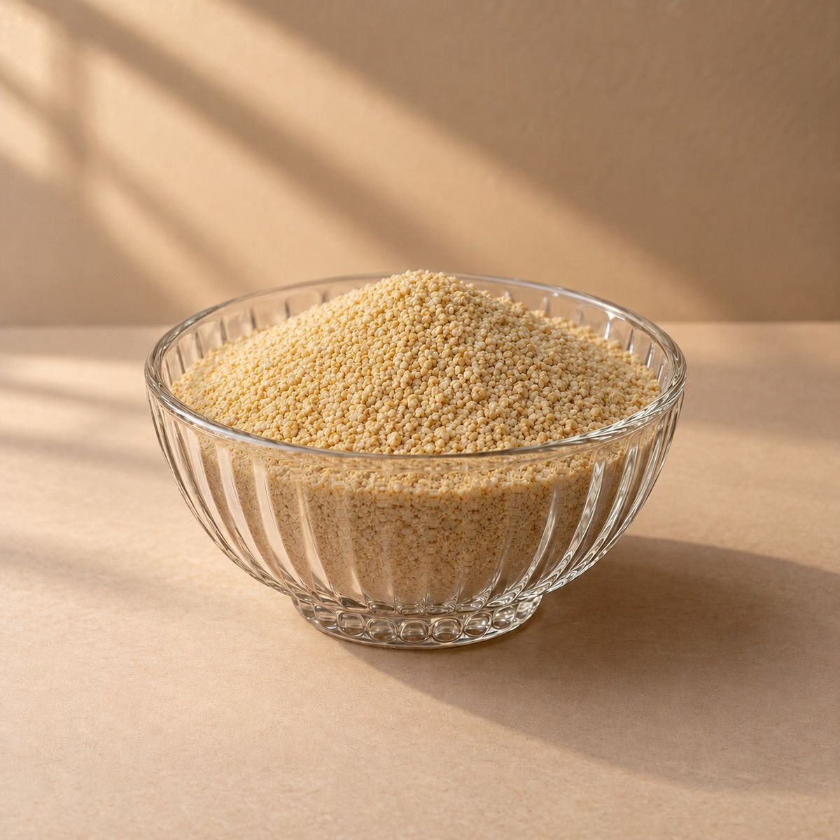 Little Millet in a glass bowl