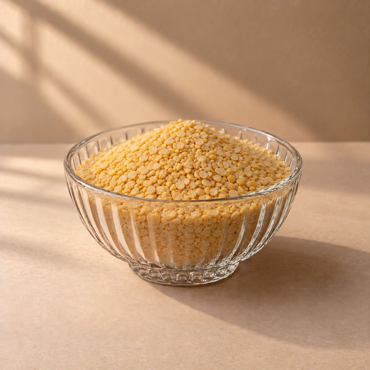 Moong Dal in a glass bowl